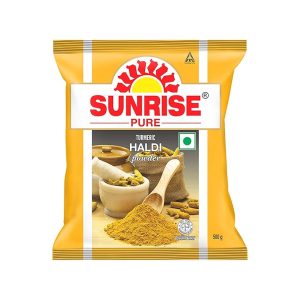 Sunrise Pure Turmeric Spice Powder Pouch, 500 Gram
