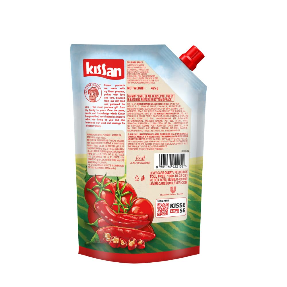 Kissan Sauce, Sweet and Spicy, 415g - Image 3